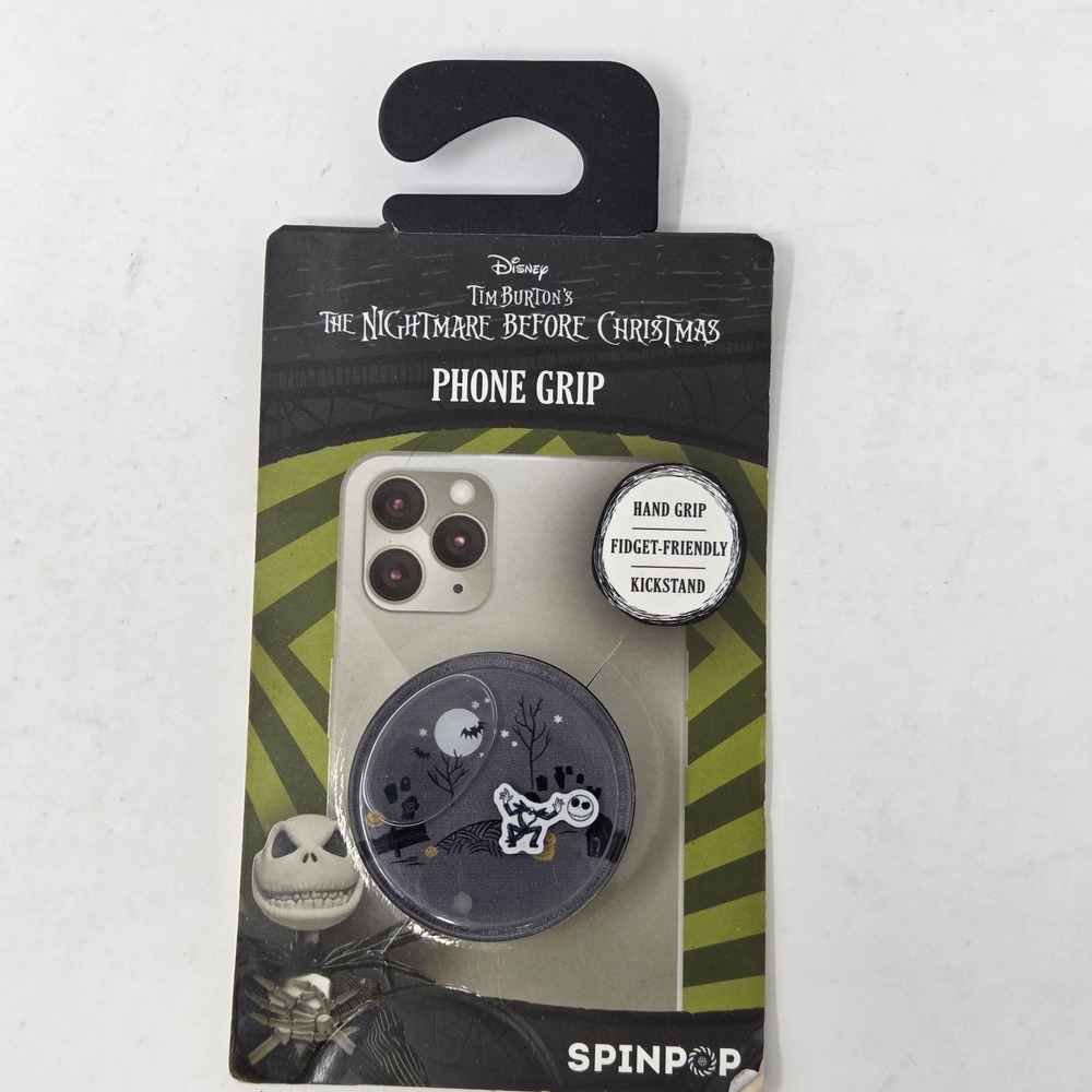 New Disney Nightmare Before Christmas Floating Jack Skellington Pop Grip SpinPop